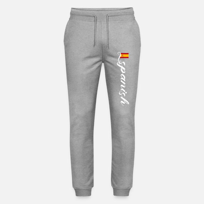Spanien - Stanley/Stella Unisex Bio Jogginghose Mover  - Grau meliert