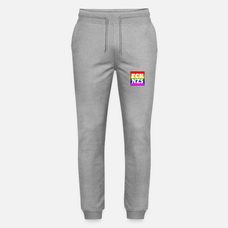 Fck nzs - Stanley/Stella Unisex Bio Jogginghose Mover  - Grau meliert