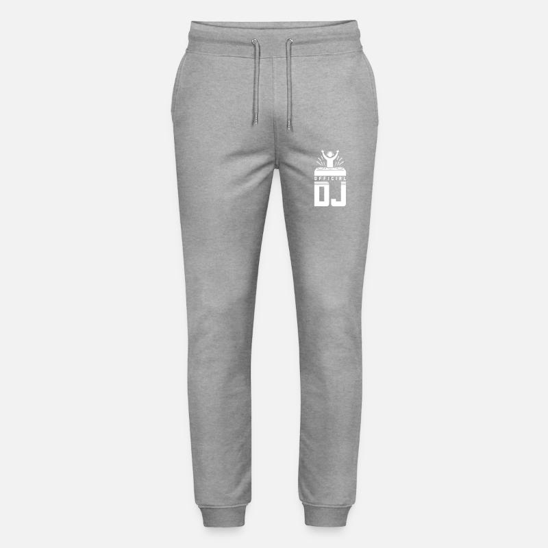 DJ Spruch Turntables - Stanley/Stella Unisex Bio Jogginghose Mover  - Grau meliert