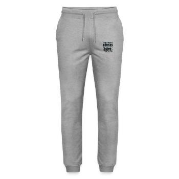Je Fais Que Des Bêtises C'est Tata Qui M'a Appris - Pantalon de jogging bio MOVER Stanley/Stella unisexe - gris chiné - Devant - Marisol (170cm) & Nik (191cm)
