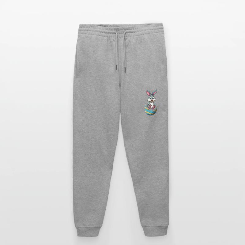 Happy Easter - Easter Bunny - Easter Egg - Cartoon Stanley/Stella Mover Unisex Organic Jogging Trousers