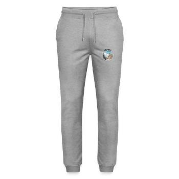 München Munich Innenstadt Stadtkern Bayern Schnee - Stanley/Stella Unisex Bio Jogginghose Mover  - Grau meliert - Vorne - Marisol (170cm) & Nik (191cm)
