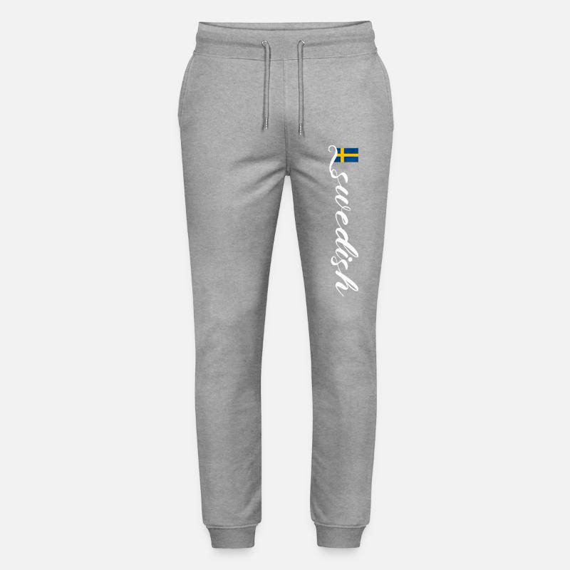 Schweden - Stanley/Stella Unisex Bio Jogginghose Mover - Grau meliert
