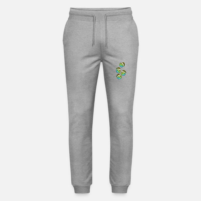 Biscuits Bande dessinée de Noël - Pantalon de jogging bio MOVER Stanley/Stella unisexe - gris chiné