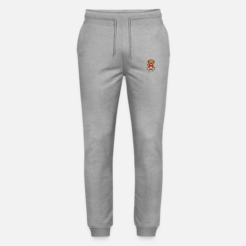 Pixel Bär Schweiz - Stanley/Stella Unisex Bio Jogginghose Mover  - Grau meliert
