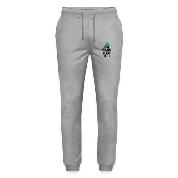 Ein Gehirn Viele Beine Synchronschwimmen Schwimmer - Stanley/Stella Unisex Bio Jogginghose Mover  - Grau meliert - Vorne - Marisol (170cm) & Nik (191cm)