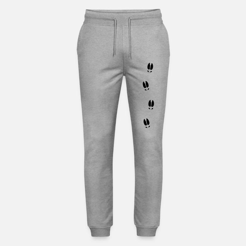 Elche Spuren - Stanley/Stella Unisex Bio Jogginghose Mover  - Grau meliert