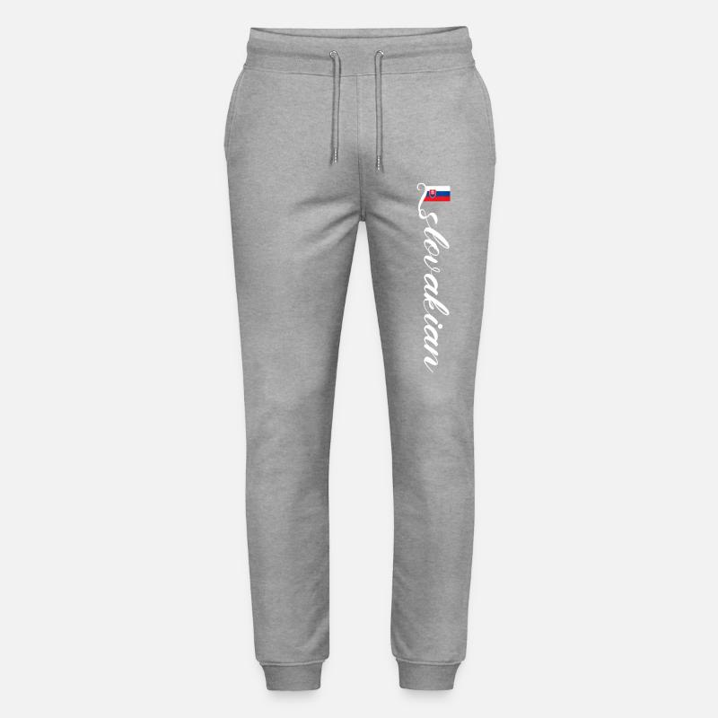 Slowakei - Stanley/Stella Unisex Bio Jogginghose Mover  - Grau meliert