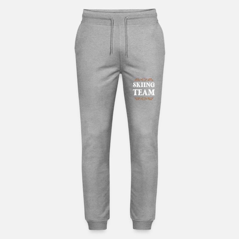 Équipe de ski - Pantalon de jogging bio MOVER Stanley/Stella unisexe - gris chiné