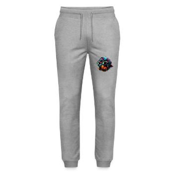 Rottweiler Grafitti Keep Cool - Stanley/Stella Unisex Bio Jogginghose Mover  - Grau meliert - Vorne - Marisol (170cm) & Nik (191cm)