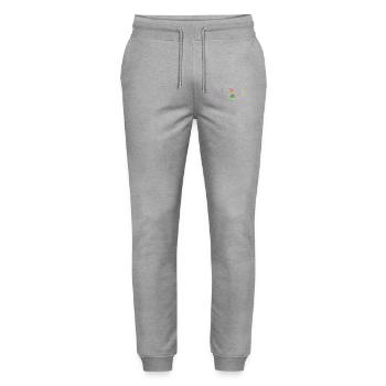 Flamenco Heartbeat Femme Robe Flamenco - Pantalon de jogging bio MOVER Stanley/Stella unisexe - gris chiné - Devant - Marisol (170cm) & Nik (191cm)