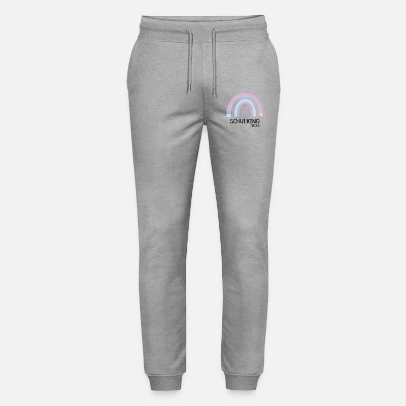 Schulanfang Einschulung Schulkind 2024 - Stanley/Stella Unisex Bio Jogginghose Mover  - Grau meliert