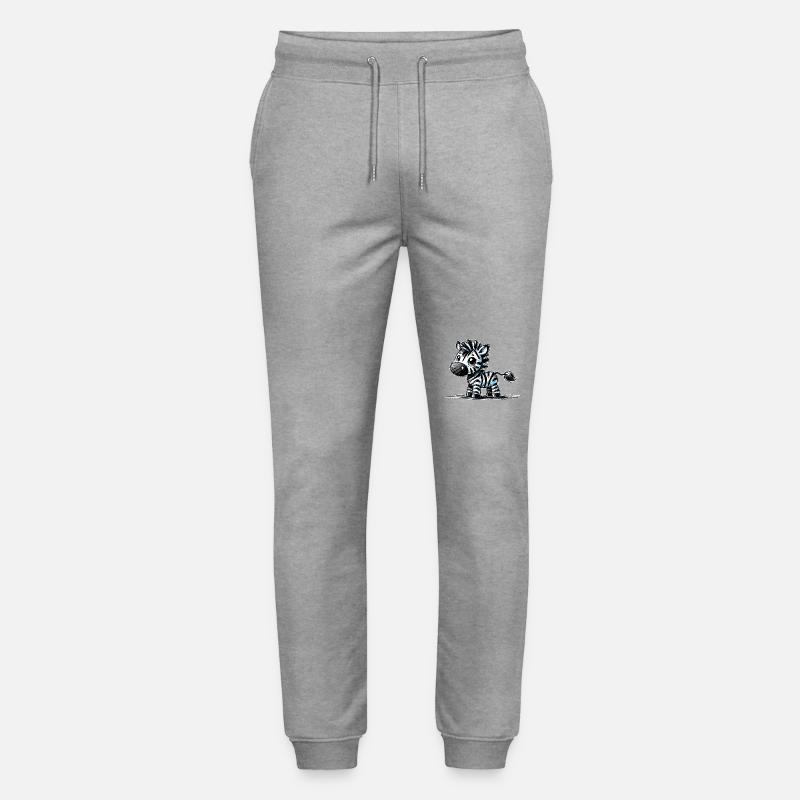 Zebra - Stanley/Stella Unisex Bio Jogginghose Mover  - Grau meliert