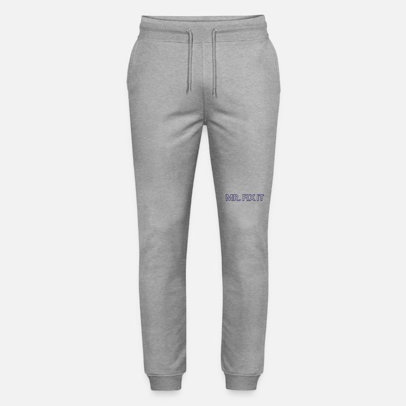 Mr Fix it - Stanley/Stella Unisex Bio Jogginghose Mover  - Grau meliert