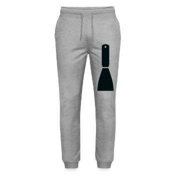 Minimalist Spatula – Craftsmanship - Stanley/Stella Mover Unisex Organic Jogging Trousers - heather grey - Front - Marisol (170cm) & Nik (191cm)