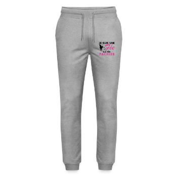 Je suis une fée la fée pachier Cadeau Humoristique - Pantalon de jogging bio MOVER Stanley/Stella unisexe - gris chiné - Devant - Marisol (170cm) & Nik (191cm)