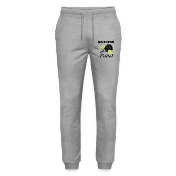 I can't have paddle padel padel athletes - Stanley/Stella Mover Unisex Organic Jogging Trousers - heather grey - Front - Marisol (170cm) & Nik (191cm)