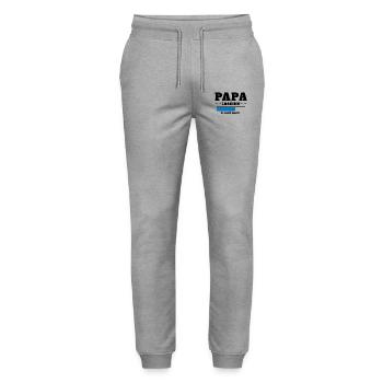 Chargement de Papa Veuillez patienter - Pantalon de jogging bio MOVER Stanley/Stella unisexe - gris chiné - Devant - Marisol (170cm) & Nik (191cm)