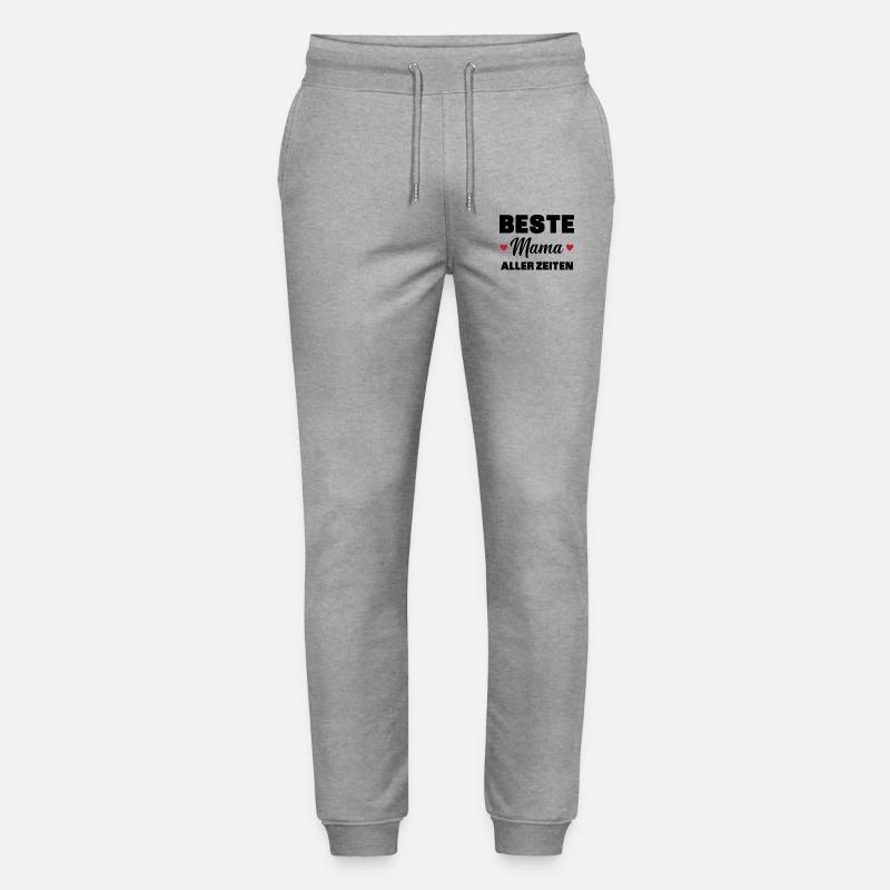 Beste Mutter aller Zeiten - Stanley/Stella Unisex Bio Jogginghose Mover  - Grau meliert