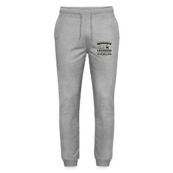 Chasse Pour Homme Cerf Cadeau Chasse Hommes - Pantalon de jogging bio MOVER Stanley/Stella unisexe - gris chiné - Devant - Marisol (170cm) & Nik (191cm)