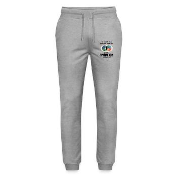 GIS Spatial Join Map Data Analysis - Stanley/Stella Mover Unisex Organic Jogging Trousers - heather grey - Front - Marisol (170cm) & Nik (191cm)