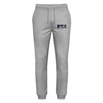 Vélo Cargo - Pantalon de jogging bio MOVER Stanley/Stella unisexe - gris chiné - Devant - Marisol (170cm) & Nik (191cm)