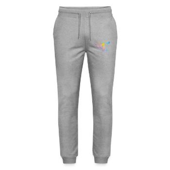 Gymnastin Mit Ball Rhythmische Gymnastik - Stanley/Stella Unisex Bio Jogginghose Mover  - Grau meliert - Vorne - Marisol (170cm) & Nik (191cm)
