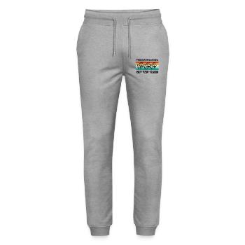 Gamer Procrastigaming CTR Alt Defeat Gaming - Stanley/Stella Mover Unisex Organic Jogging Trousers - heather grey - Front - Marisol (170cm) & Nik (191cm)