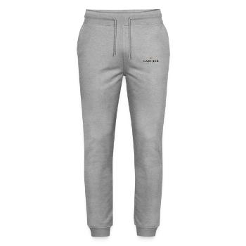 Gärtner - Stanley/Stella Unisex Bio Jogginghose Mover  - Grau meliert - Vorne - Marisol (170cm) & Nik (191cm)