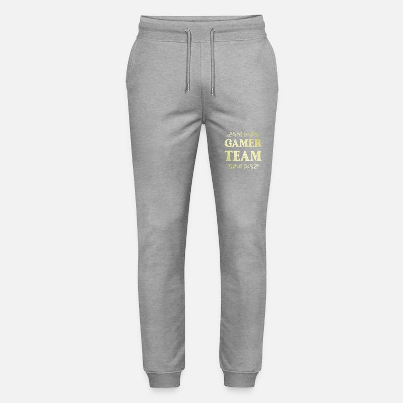 Gamer Team - Stanley/Stella Unisex Bio Jogginghose Mover - Grau meliert