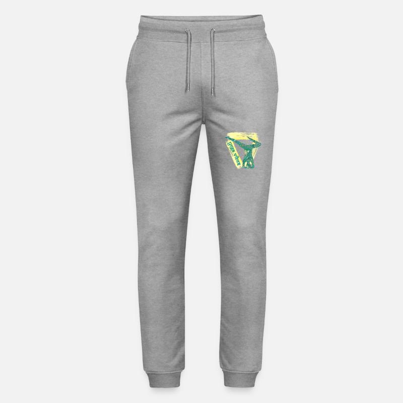 Yoga 28 e 71 - Stanley/Stella Mover Unisex Organic Jogging Trousers - heather grey