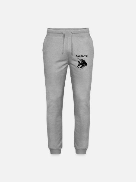 Angelfish - Stanley/Stella Mover Unisex Organic Jogging Trousers - heather grey