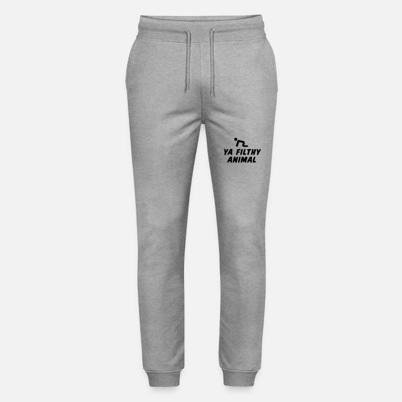 Ya Filthy Animal - Stanley/Stella Unisex Bio Jogginghose Mover  - Grau meliert