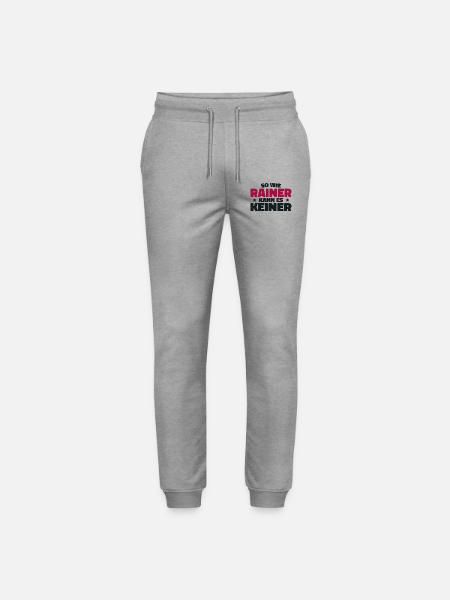 So wie Rainer kann es keiner - Stanley/Stella Unisex Bio Jogginghose Mover - Grau meliert