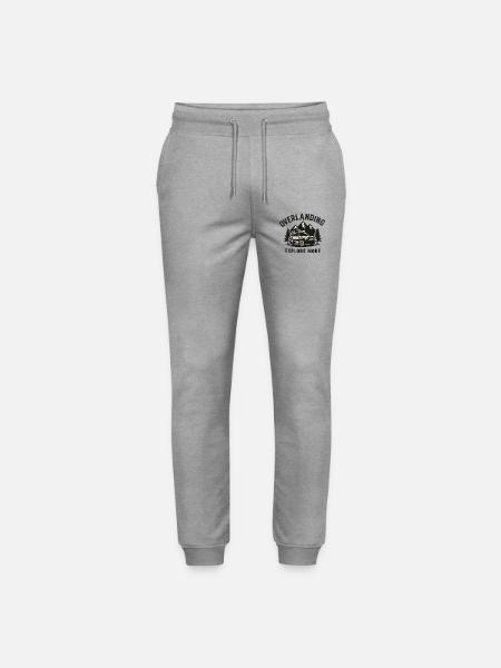 Overlanding Jeep - Stanley/Stella Unisex Bio Jogginghose Mover - Grau meliert