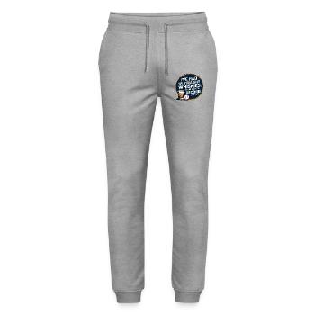 Baseball Babe Ruth Spruch Sport Zitat - Stanley/Stella Unisex Bio Jogginghose Mover  - Grau meliert - Vorne - Marisol (170cm) & Nik (191cm)