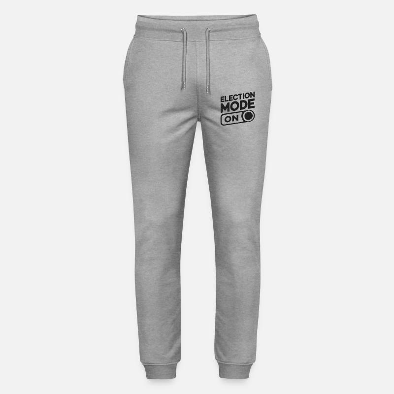 Mode électoral activé - Pantalon de jogging bio MOVER Stanley/Stella unisexe - gris chiné