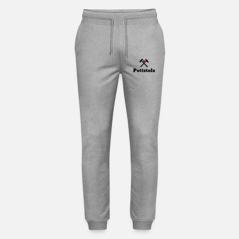 Pottstolz - Stanley/Stella Unisex Bio Jogginghose Mover  - Grau meliert