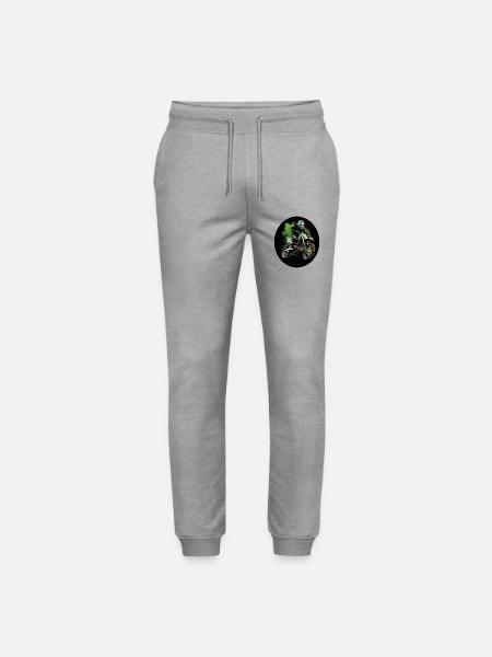 Motorcross Splatter - Stanley/Stella Unisex Bio Jogginghose Mover  - Grau meliert