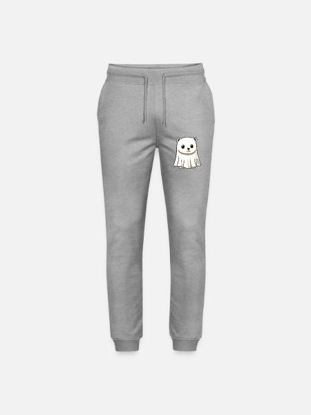 Eisbär Halloween Comic Geist - Stanley/Stella Unisex Bio Jogginghose Mover  - Grau meliert