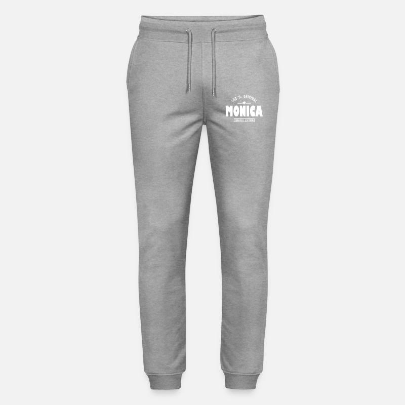 Monika, Monika - Stanley/Stella Unisex Bio Jogginghose Mover  - Grau meliert