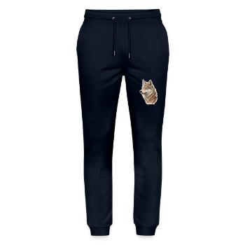 Wolf - Stanley/Stella Unisex Bio Jogginghose Mover  - Navy - Vorne - Marisol (170cm) & Nik (191cm)