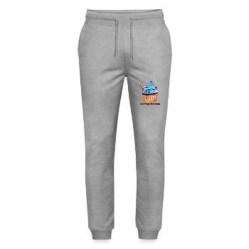 Kuchen - Stanley/Stella Unisex Bio Jogginghose Mover  - Grau meliert - Vorne - Marisol (170cm) & Nik (191cm)