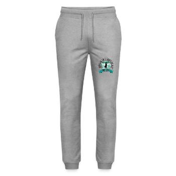 Relax (Men) - Stanley/Stella Mover Unisex Organic Jogging Trousers - heather grey - Front - Marisol (170cm) & Nik (191cm)