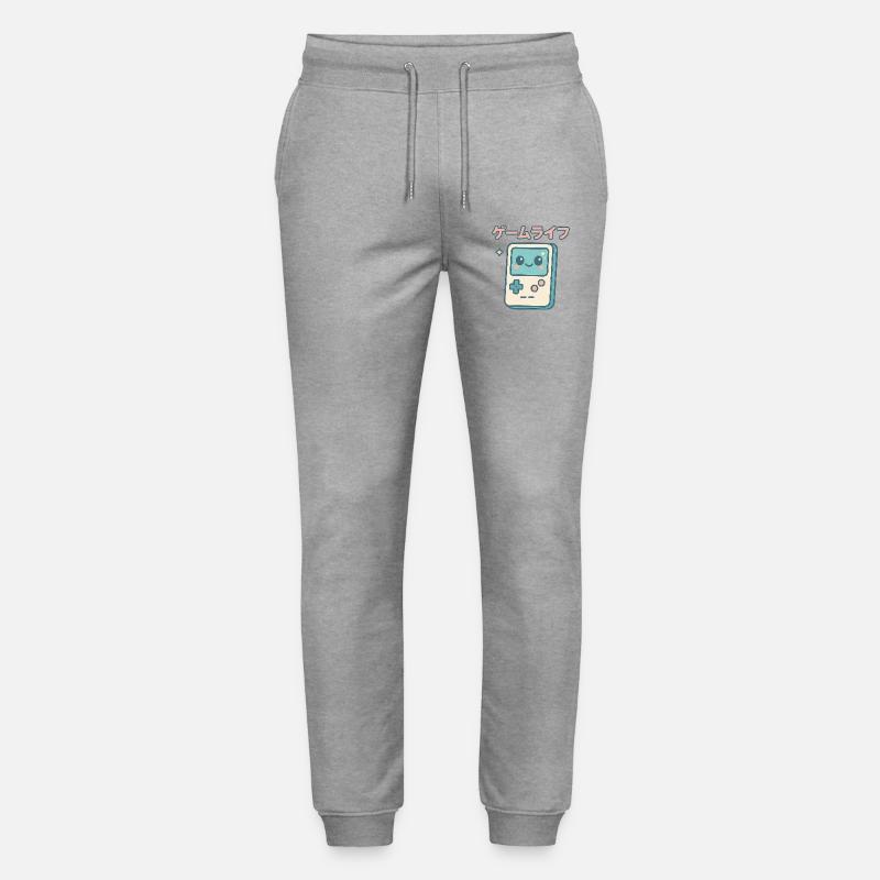 Retro Spielkonsole Kawaii Lebensgefühl - Stanley/Stella Unisex Bio Jogginghose Mover  - Grau meliert