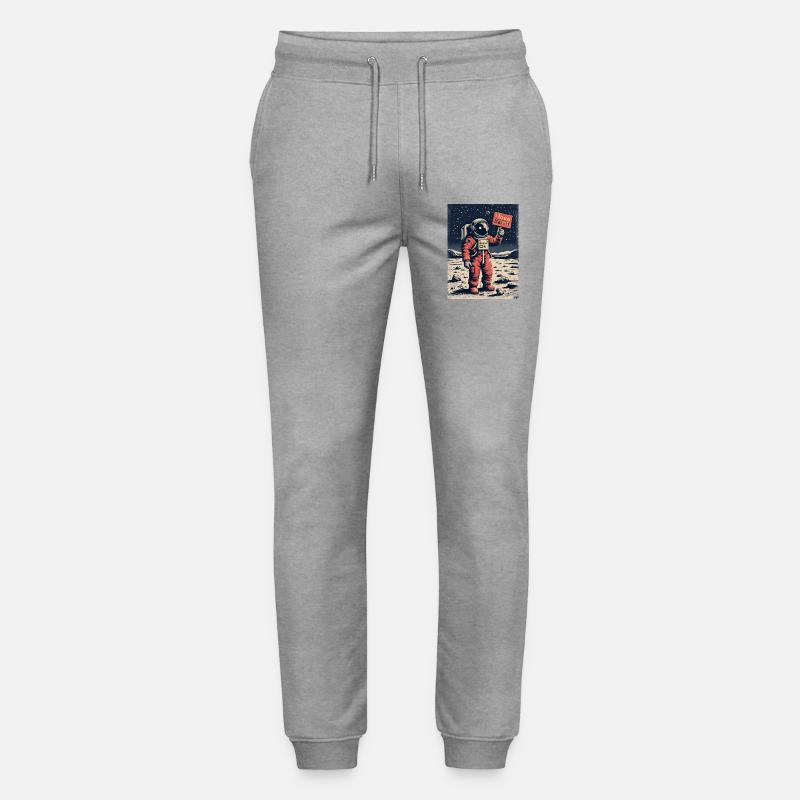 Astronaute avec message - Pantalon de jogging bio MOVER Stanley/Stella unisexe - gris chiné