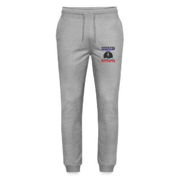Ingénieur aérospatial Spécialiste des fusées astronautiques - Pantalon de jogging bio MOVER Stanley/Stella unisexe - gris chiné - Devant - Marisol (170cm) & Nik (191cm)
