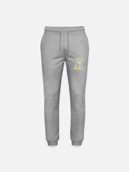 West Highland White Terrier - Stanley/Stella Mover Unisex Organic Jogging Trousers - heather grey