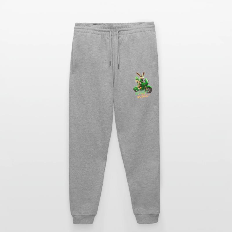 Easter Biker - The Easter Bunny becomes a biker Stanley/Stella Mover Unisex Organic Jogging Trousers