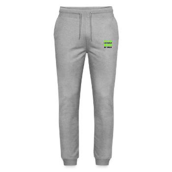 Padel Dad Cooler CLR - Pantalon de jogging bio MOVER Stanley/Stella unisexe - gris chiné - Devant - Marisol (170cm) & Nik (191cm)